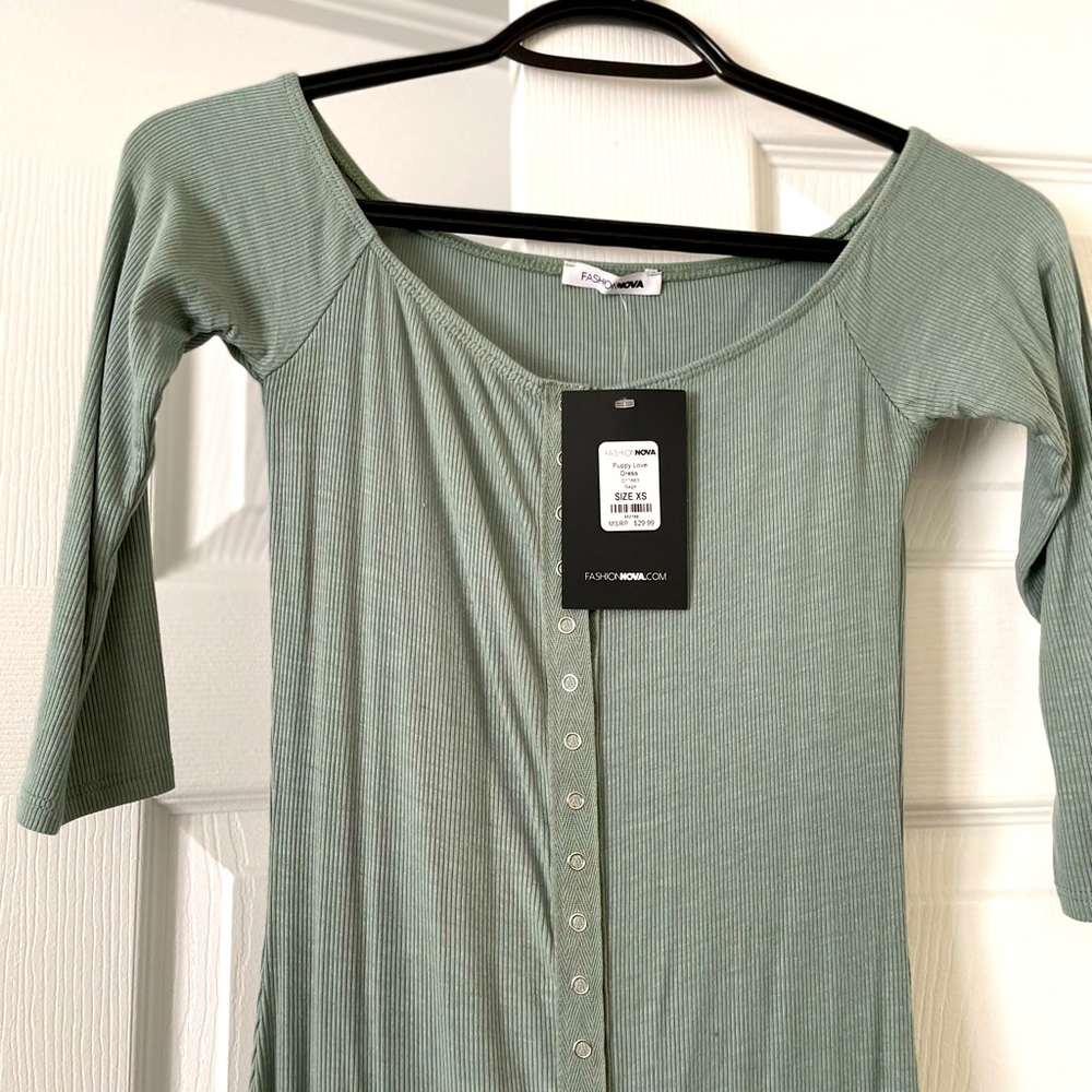 Brand new with tags midi dress button closure